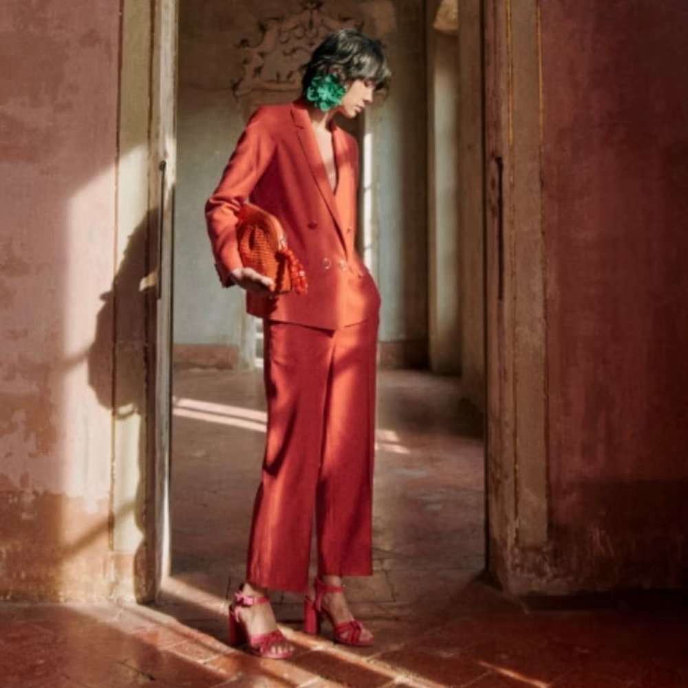 Sezane Terracotta Pants